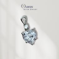 Mặt Dây Chuyền Nữ Bạc 925 Olwen Đính Đá Cao Cấp