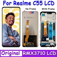 6.72'' Original For OPPO Realme C55 RMX3710 LCD Display Touch Screen Digitizer Assembly RealmeC55 LC