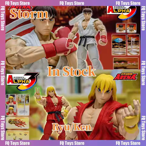 In Stock STORM ARENA 1/12 SFSA01 Street Fighter ZERO3 Young Street Fighter 3 Ken/ Long Collection of
