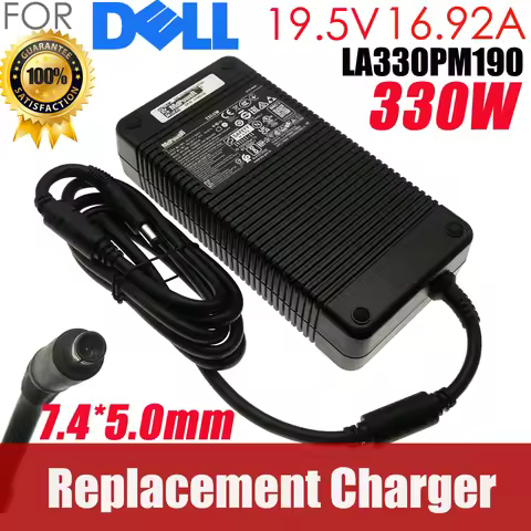 Original LA330PM190 19.5V 16.9A 330W AC adapter for Dell ALIENWARE R1 R5 R3 17 R4 M18 M17X M18X X51