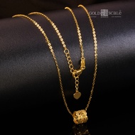 916 Gold Money Coin Necklace