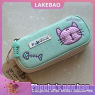 【LAKEBAO】 1 Piece công suất lớn bút Túi Kawaii Kitten bút chì trường hợp hai lớp cho sinh viên Pouch