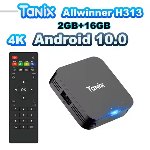 Tanix TX1 Android 10 TV Box 2.4G WIFI 4K HDR 3D 8GB 16GB Allwinner H313 Quad Core Global Media Playe