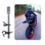 Motorcycle Invisible Selfie Stick Bicycle Monopod Handlebar Bracket for Insta360 One X3 X2 GoPro 12 11 10 Action Camera Accessory