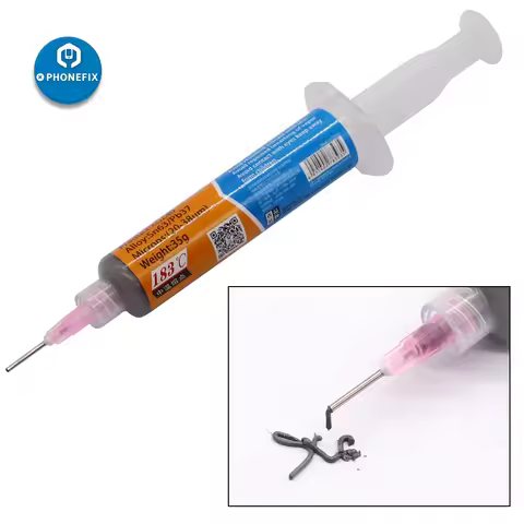 Mechanic Paste Flux 10CC Tin Soldering XG-Z40 25-45um with Syringe for Mobile Phone SMD PGA PCB Repa