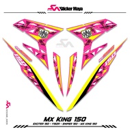Mx King 150 Sticker Y15zr Sticker Mx King150 Sniper150 Mxi Jupiter Mx Ink. Motif Sticker 140