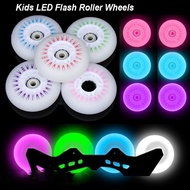 4pcs Multicolors 90A 60mm 62mm 80mm 76mm 72mm Roller Wheels Parts Flash Wheel Outdoor Inline Skates