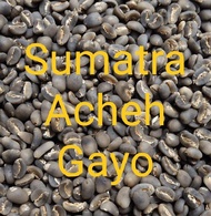 Unroasted Sumatra Acheh Gayo Green Raw Coffee Bean1kg