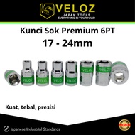 Live Veloz Socket Wrench 17-24mm 6PT DR 1⁄2 inch Chrome Vanadium Steel