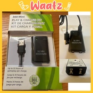 (BAT16) Compatible For Xbox360 Rechargeable Battery Xbox 360 Controller 2 in 1