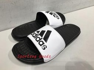 S.G Adidas Voloomix Slides 白黑 大logo 拖鞋 沙灘 防潑 男女拖鞋 B23290