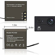 100% ORIGINAL EKEN BATTERY 1050MAH H8R H9R H3R V8S H6S H5S RECHARGEABLE EXTRA