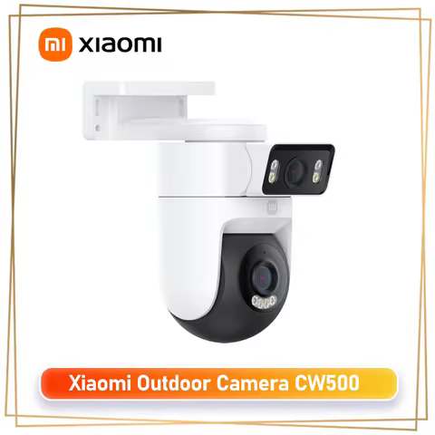 Xiaomi Mijia CW500 Dual Outdoor Camera 4MP Dual Lenses PTZ Pan/Tilt 2.5K, IP66, AI Smart Detection W