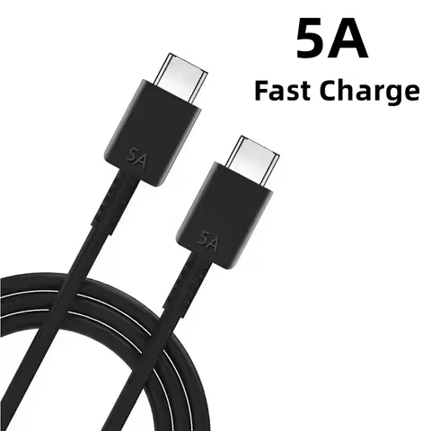 1m 1.5m 2m 5A 45W PD USB-C Super Fast Charge Type-C Cable for Samsung S21 FE S22 Plus S23 S24 Ultra 