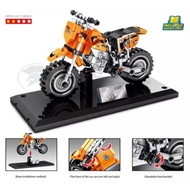 Ready Stock Sembo Block Motorcycle Series Lego Building Blocks Educational Toys - 701106 Fresh Metal