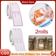 2Rolls Storage Label Date Content Label No Residue Food Safety Date Sticker For Home Storage Tags