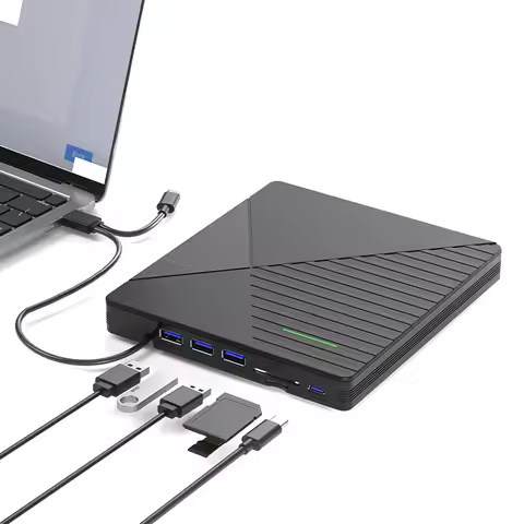 2025 hot sale Multifunctional External Blu Ray burner DVD BD 4k Blu Ray Player 3D HD Supports All Re