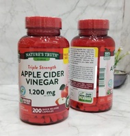 Nature’s Truth Apple Cider Vinegar แบบเม็ด ขนาด 1,200 Mg จำนวน 180 แคปซูล