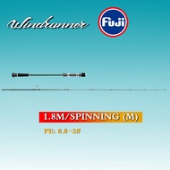 【NYA】1.8M/1.95M【PE1.5-3#/50-200g】fuji solid slow Jigging rod carbon fiber ultralight fishing rod sur