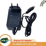 Original 12V 1.5A 18W 4-Pin AC Adapter MSA-C1500IC12.0-18P-GB Power Supply Charger For MOSO MSAC1500