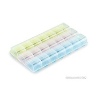 21 LATTICE Hộp đựng nhựa Hộp thuốc Y tế Thuốc y tế Hộp du lịch Tuần Tuần Tuần