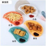 PING - 日式餐具塑料果盤 小吃盤 塑料菜盤（單個裝 白色）#N65_016_782