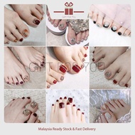 24pcs JDP DIY Toe Nails Art Nails