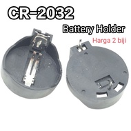 2 Biji CR-2032 Battery Holder button cell Gp cr2032 2032 lithium button cell