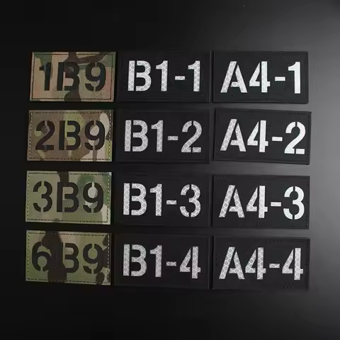 Seal Callsign Number A41-1 B1-1 IR Reflective Patches Chapter 1B2 2B9 Helmet Nylon Armband for Cloth