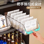 Cupboard Organizer  Drawer Transparent PET Storage Box Kitchen Desktop Snacks Sundries Refrigerator 