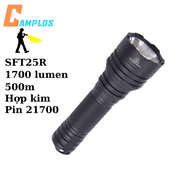 Đèn pin siêu sáng mantaray M45 SFT25R 1700 lumen đèn bin cầm tay vỏ hợp kim nhôm chống nước chiếu xa