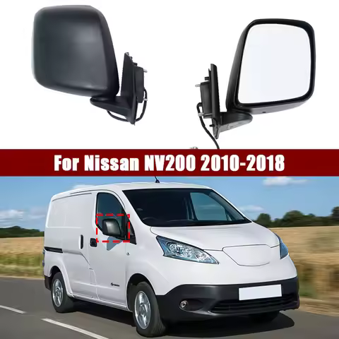 Car Electric Side Door Rearview Wing Mirror Assembly Rear View Mirrors glass For Nissan NV200 2010-2
