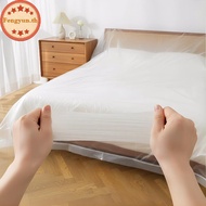 FENGYUN Transparent Disposable Waterproof Bed Cover  Furniture Protector Dustproof Mattress Sheet fo