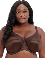 Women's Yvette Seamless Banded Full Coverage Underwired Bra, Chocolate, 44DDD