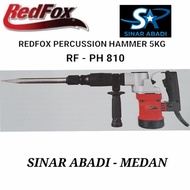 REDFOX RF-PH810 MESIN BOR BOBOK BETON PERCUSSION DEMOLITION HAMMER 5KG