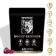 Newrish Himalayan Shilajit Gummies | With Ashwagandha, Gokshura & other herbs | No added sugar | 60 