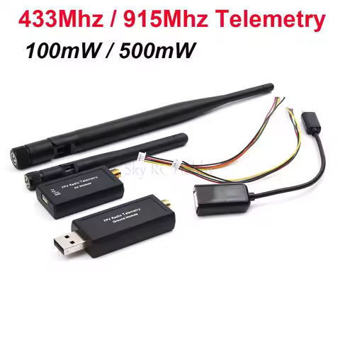 3DR 433Mhz 100mW / 915Mhz 500MW Radio Telemetry Air Ground Data Transmit Module for APM2.6 APM2.8 Pi