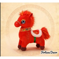 Cute chinese new year horse doll, chinese new year decoration display 2026, chinese new year decorat