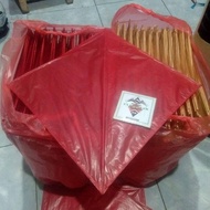 Layang SUKHOI POLOS STANDAR Layangan Sukoi Kertas Minyak Warna Original Pasuruan Murah Kwalitas Bagu