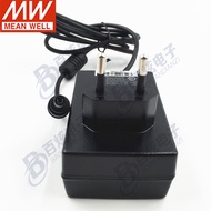[MEAN WELL Authorized] Taiwan MEAN WELL GS18E12-P1J 18W 12V1.5A European Standard Power Adapter