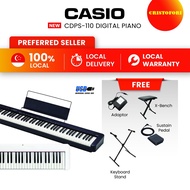 CASIO CDP-S110 Digital Piano 88 keys (New 2021 Model) Digital Electronic (CDPS110)