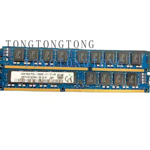 TT For Hyundai, Micron 8G 2RX8 PC3L-12800E DDR3 1600 Pure ECC Half U Narrow VLP Memory