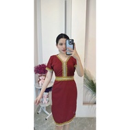 Dress borneo sabah freesize