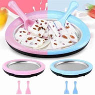 Rolled Ice Cream Maker with 2 Spatulas Mini Fried Yogurts Machine Fry Ice Plate Homemade Ice Cream Roll Makerfan air pur