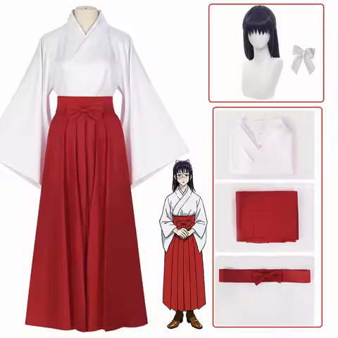 Costume de Cosplay Anime Jujutsu Utahime Iori, perruque, uniforme Panrs, uniforme de lycée Jujutsu, 