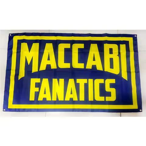 90x150cm size Maccabi Fanatics Banner TLFL007