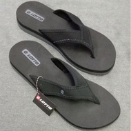 % Lotto Full Black High Quality Slipper Sandals Size 5-10