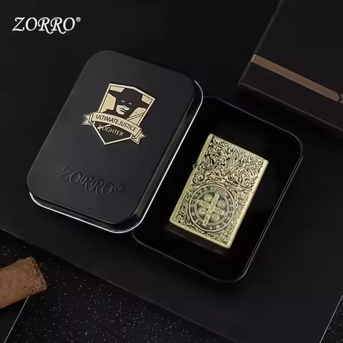 ZORRO versized Kerosene Lighter Metal Personality Constantine Creative Heavy Armor Gift