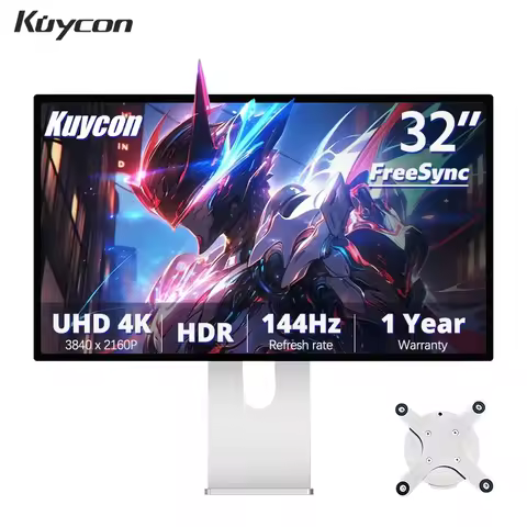 Original Kuycon P32K Desktop Monitor 32 Inch 144Hz Gaming PC Display with Type-C HDMI Ports Eyecare