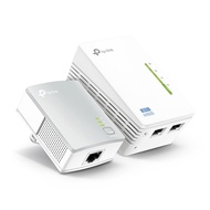 Mitre 3C Digital-TP-LINK TL-WPA4220KIT AV600 Wi-Fi Power Line Network Bridge Dual Package Set (Kit)